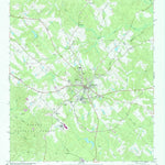 United States Geological Survey Monticello, GA (1972, 24000-Scale) digital map