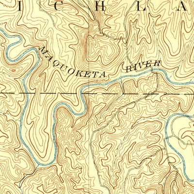 United States Geological Survey Monticello, IA (1891, 62500-Scale) digital map