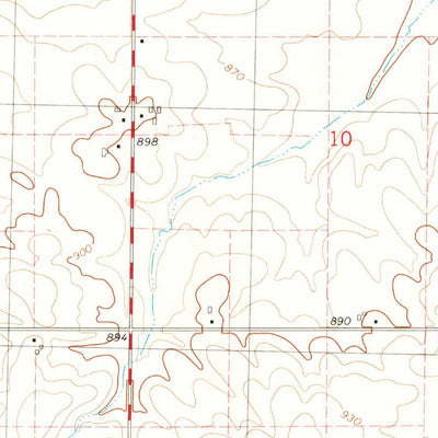 United States Geological Survey Monticello, IA (1980, 24000-Scale) digital map