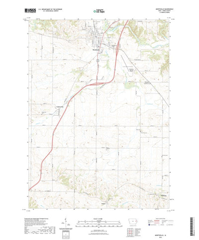 United States Geological Survey Monticello, IA (2022, 24000-Scale) digital map