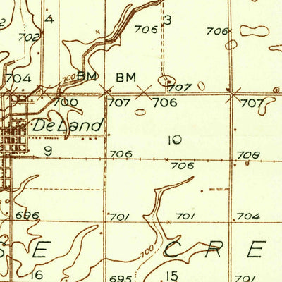 United States Geological Survey Monticello, IL (1937, 48000-Scale) digital map