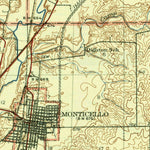United States Geological Survey Monticello, IL (1943, 62500-Scale) digital map
