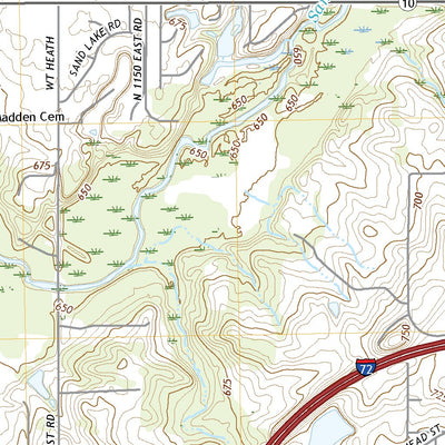 United States Geological Survey Monticello, IL (2021, 24000-Scale) digital map