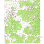 United States Geological Survey Monticello, KY (1977, 24000-Scale) digital map