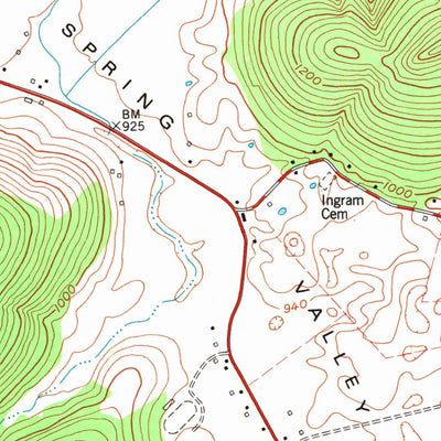 United States Geological Survey Monticello, KY (1977, 24000-Scale) digital map