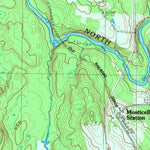 United States Geological Survey Monticello, ME (1984, 24000-Scale) digital map