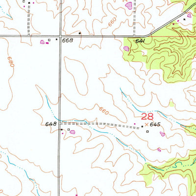 United States Geological Survey Monticello, MO (1950, 24000-Scale) digital map