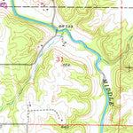 United States Geological Survey Monticello, MO (1950, 24000-Scale) digital map