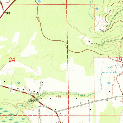 United States Geological Survey Monticello, MS (1970, 24000-Scale) digital map