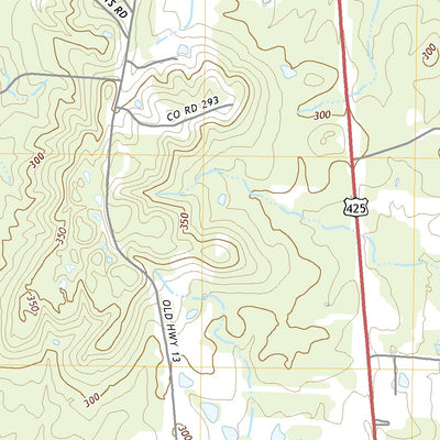 United States Geological Survey Monticello North, AR (2020, 24000-Scale) digital map