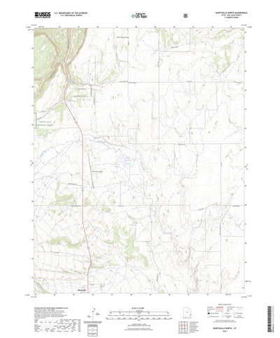 United States Geological Survey Monticello North, UT (2023, 24000-Scale) digital map