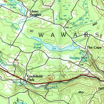 United States Geological Survey Monticello, NY-PA (1986, 100000-Scale) digital map
