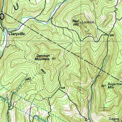 United States Geological Survey Monticello, NY-PA (1986, 100000-Scale) digital map