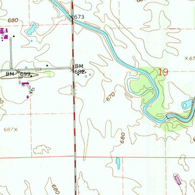 United States Geological Survey Monticello South, IN (1962, 24000-Scale) digital map