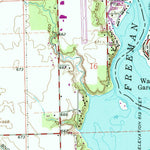 United States Geological Survey Monticello South, IN (1962, 24000-Scale) digital map