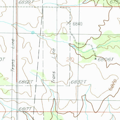 United States Geological Survey Monticello South, UT (1985, 24000-Scale) digital map