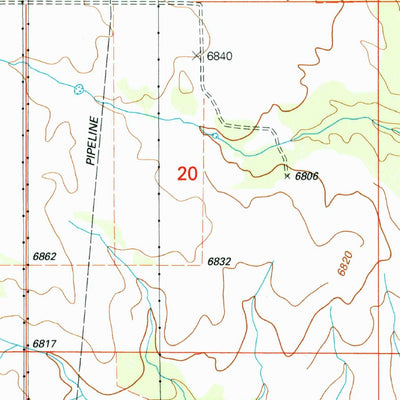 United States Geological Survey Monticello South, UT (2001, 24000-Scale) digital map
