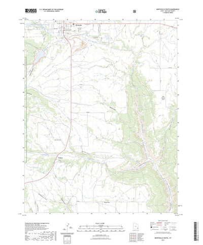 United States Geological Survey Monticello South, UT (2023, 24000-Scale) digital map