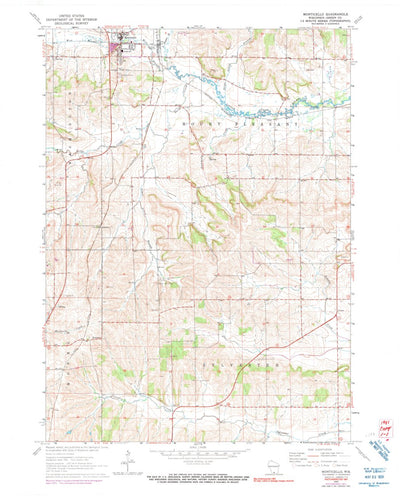 United States Geological Survey Monticello, WI (1962, 24000-Scale) digital map