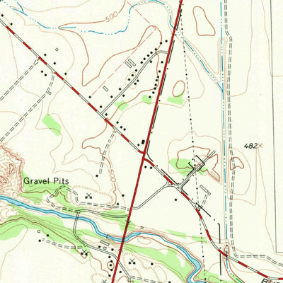 United States Geological Survey Montopolis, TX (1966, 24000-Scale) digital map
