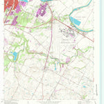 United States Geological Survey Montopolis, TX (1973, 24000-Scale) digital map