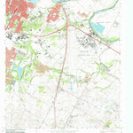 United States Geological Survey Montopolis, TX (1988, 24000-Scale) digital map