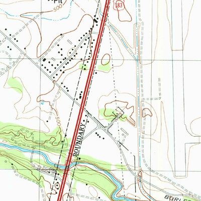 United States Geological Survey Montopolis, TX (1988, 24000-Scale) digital map