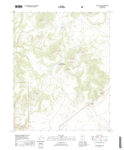 United States Geological Survey Montoso Peak, NM (2020, 24000-Scale) digital map