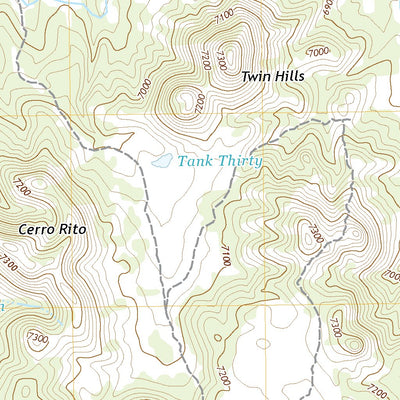 United States Geological Survey Montoso Peak, NM (2020, 24000-Scale) digital map