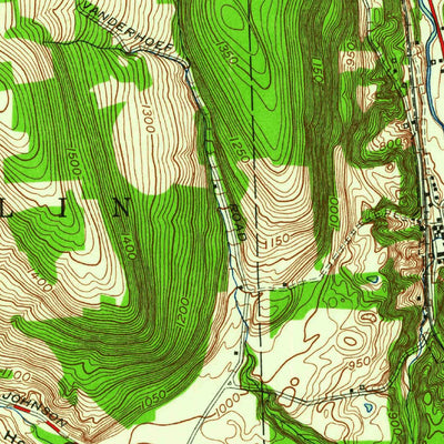 United States Geological Survey Montour Falls, NY (1961, 24000-Scale) digital map