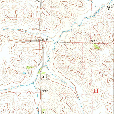 United States Geological Survey Montour, IA (1980, 24000-Scale) digital map
