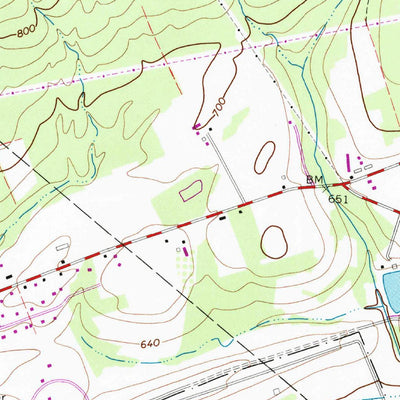 United States Geological Survey Montoursville South, PA (1965, 24000-Scale) digital map
