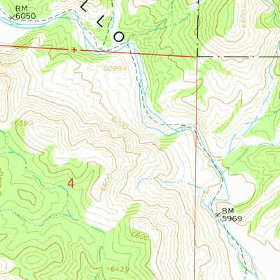 United States Geological Survey Montoya Butte, NM (1964, 24000-Scale) digital map