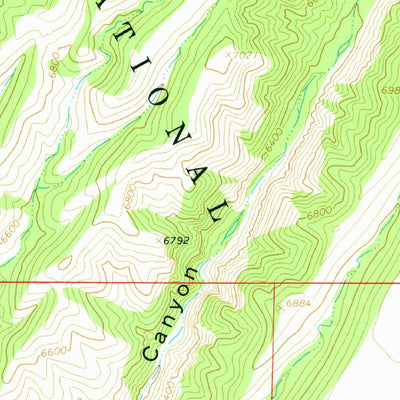 United States Geological Survey Montoya Butte, NM (1964, 24000-Scale) digital map