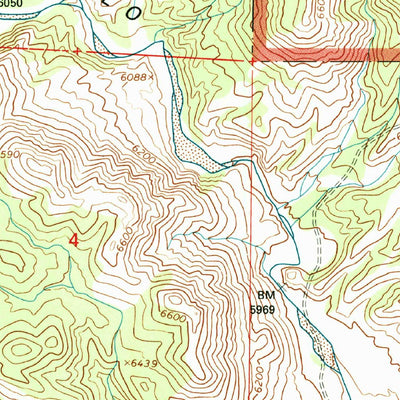 United States Geological Survey Montoya Butte, NM (1995, 24000-Scale) digital map