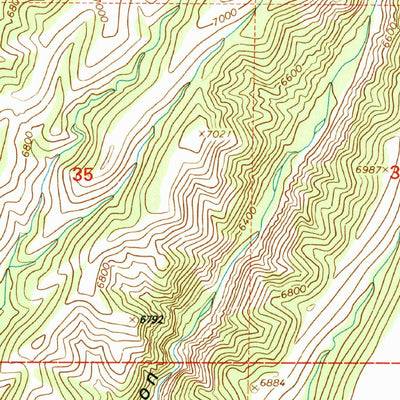 United States Geological Survey Montoya Butte, NM (1995, 24000-Scale) digital map