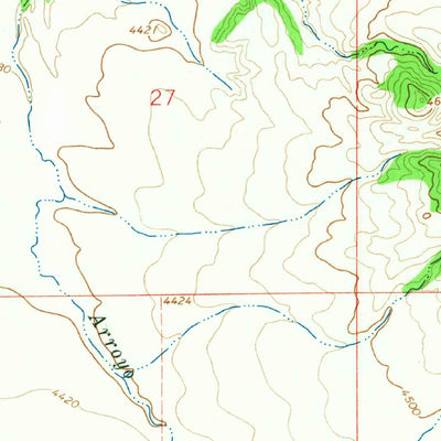 United States Geological Survey Montoya, NM (1964, 24000-Scale) digital map
