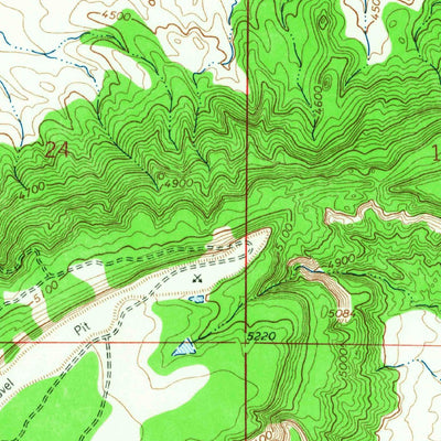 United States Geological Survey Montoya, NM (1964, 24000-Scale) digital map