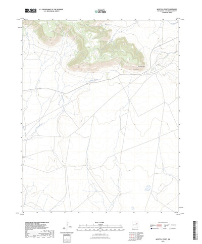 United States Geological Survey Montoya Point, NM (2023, 24000-Scale) digital map