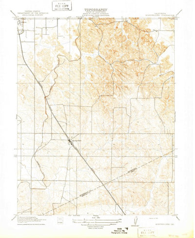 United States Geological Survey Montpelier, CA (1916, 31680-Scale) digital map