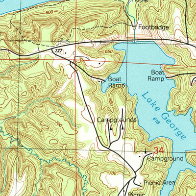 United States Geological Survey Montpelier, IA-IL (1991, 24000-Scale) digital map