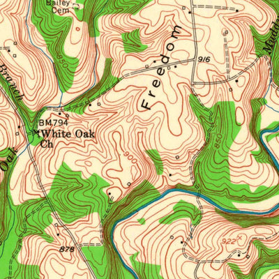 United States Geological Survey Montpelier, KY (1953, 24000-Scale) digital map