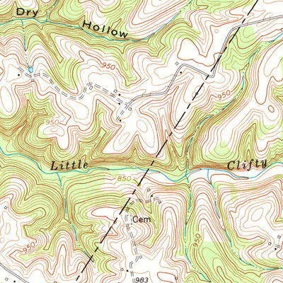United States Geological Survey Montpelier, KY (1973, 24000-Scale) digital map
