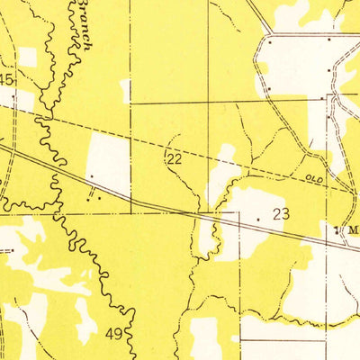United States Geological Survey Montpelier, LA (1954, 31680-Scale) digital map