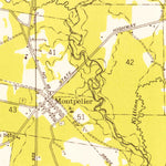 United States Geological Survey Montpelier, LA (1954, 31680-Scale) digital map