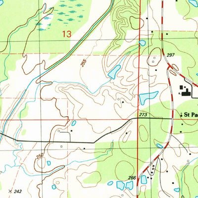 United States Geological Survey Montpelier, MS (1987, 24000-Scale) digital map