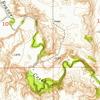 United States Geological Survey Montpelier, ND (1953, 24000-Scale) digital map