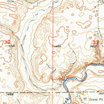 United States Geological Survey Montpelier NW, ND (1953, 24000-Scale) digital map