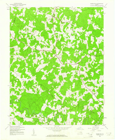 United States Geological Survey Montpelier, VA (1943, 24000-Scale) digital map