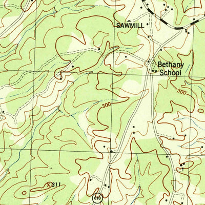 United States Geological Survey Montpelier, VA (1943, 31680-Scale) digital map